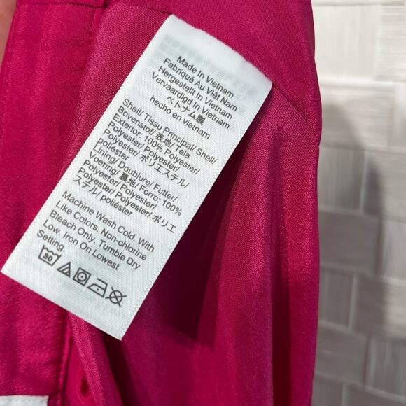 J. Crew Women’s Hot Pink Pleated Midi Skirt Size 00 Barbie Pink Preppy Classy - Picture 11 of 12